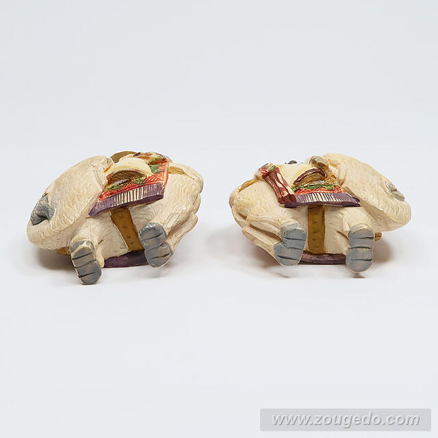 【本象牙】乗ったり（羊）