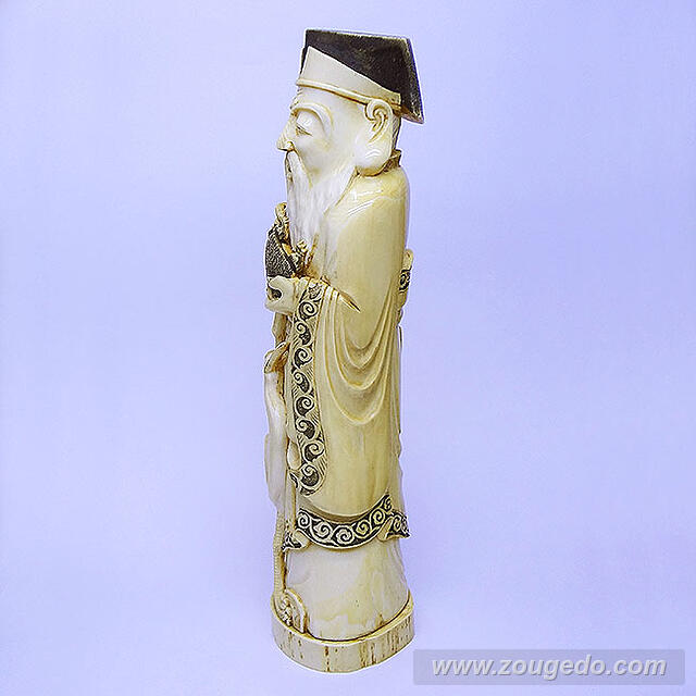 【本象牙】寿老人