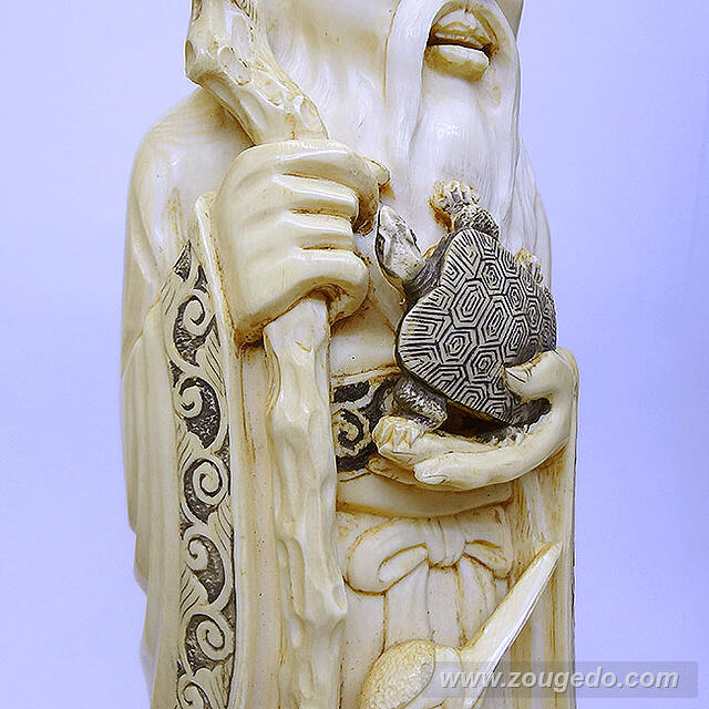 【本象牙】寿老人