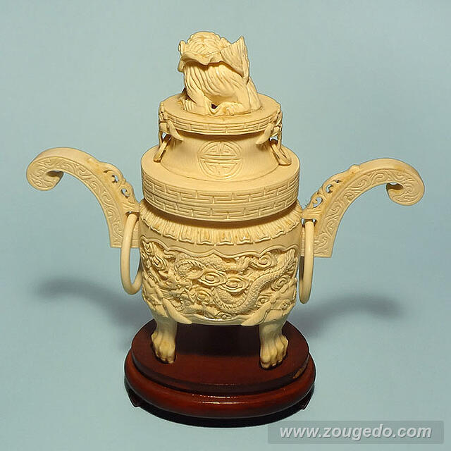 【本象牙】香炉571