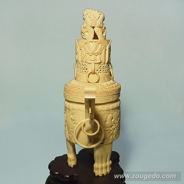 【本象牙】香炉572