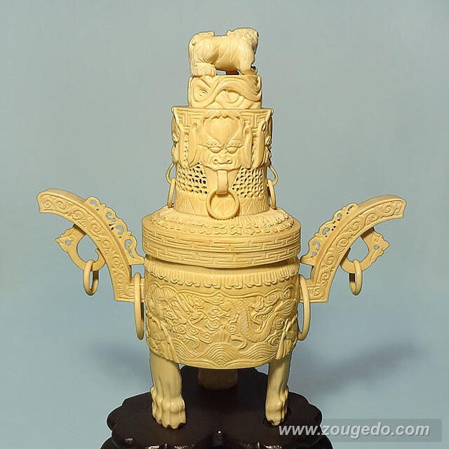 【本象牙】香炉572