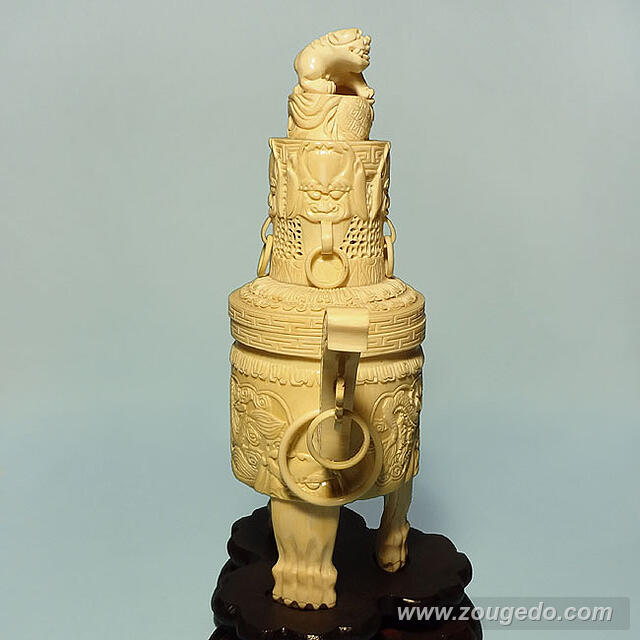 【本象牙】香炉572