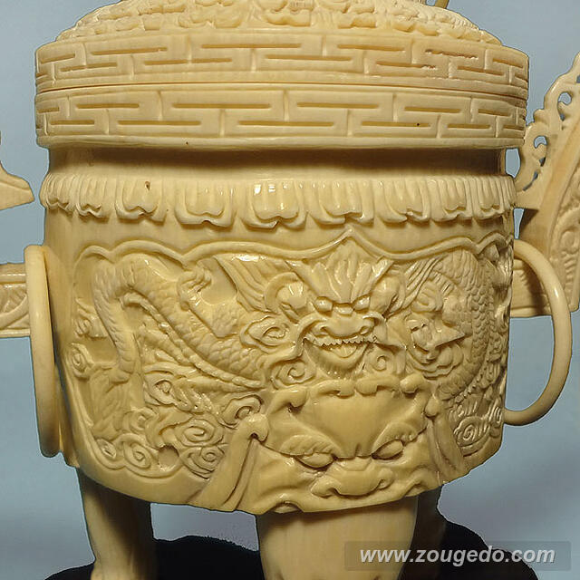 【本象牙】香炉572