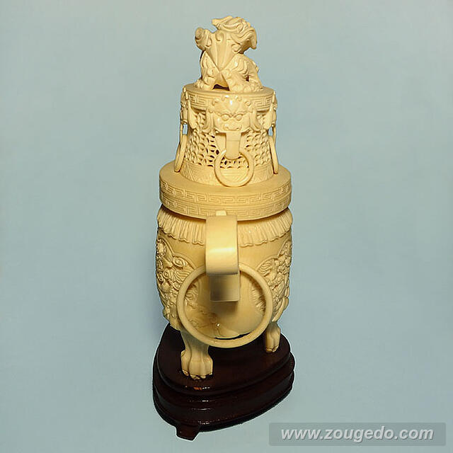 【本象牙】香炉573