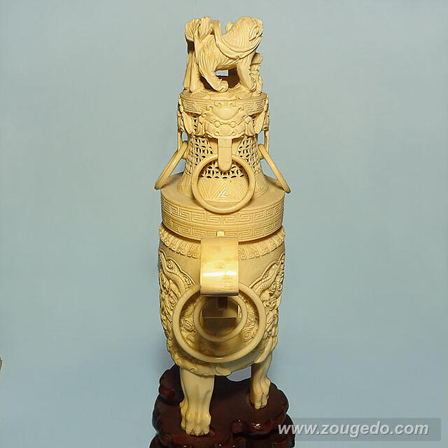 【本象牙】香炉574