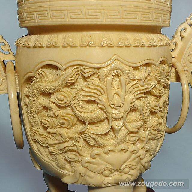 【本象牙】香炉574