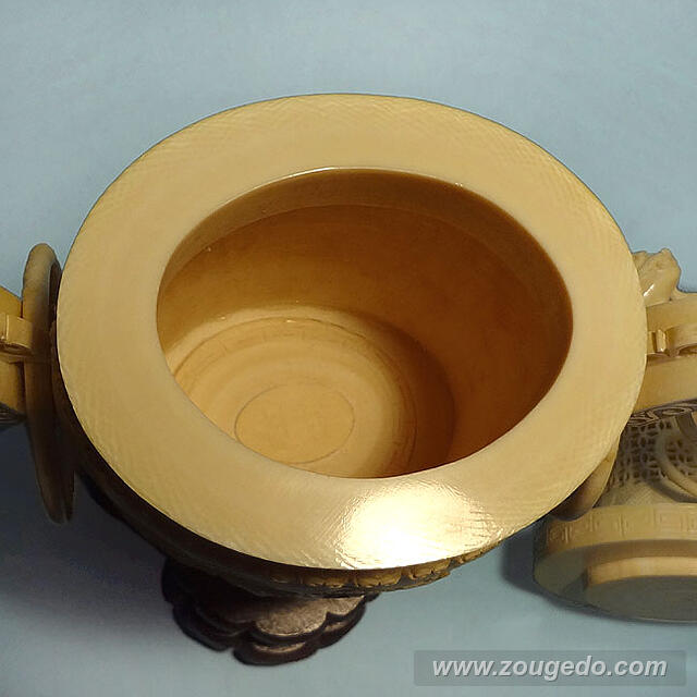 【本象牙】香炉574