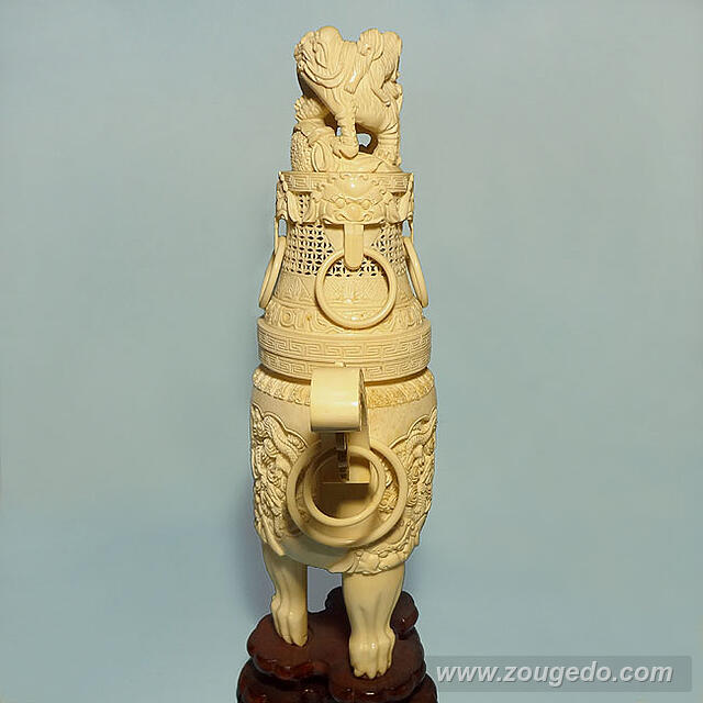 【本象牙】香炉575