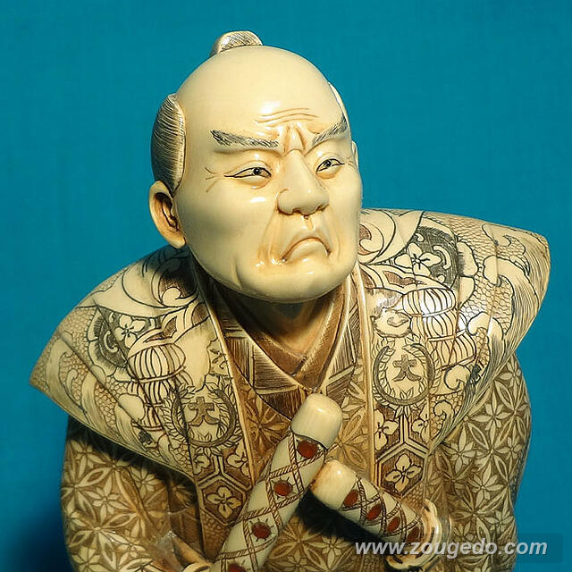 【本象牙】武士（香港製）