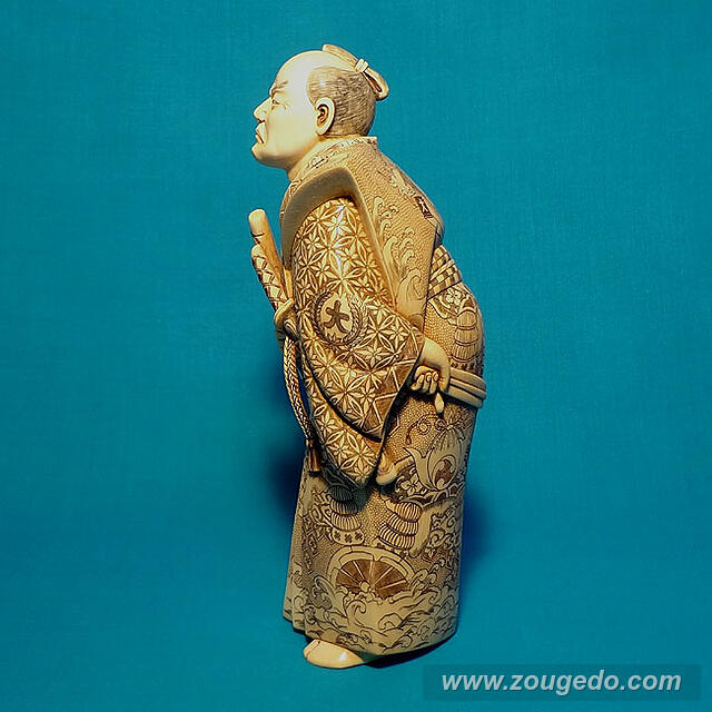 【本象牙】武士（香港製）