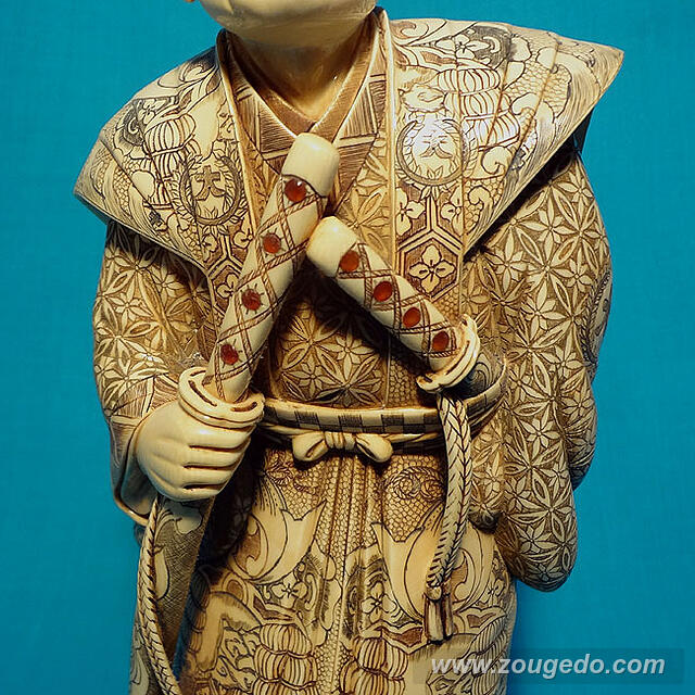 【本象牙】武士（香港製）