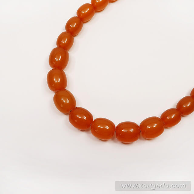 【琥珀ネックレス】オリビア