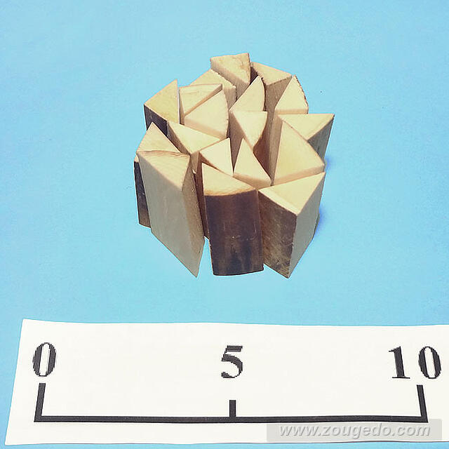 【象牙材料】断ち端三角8