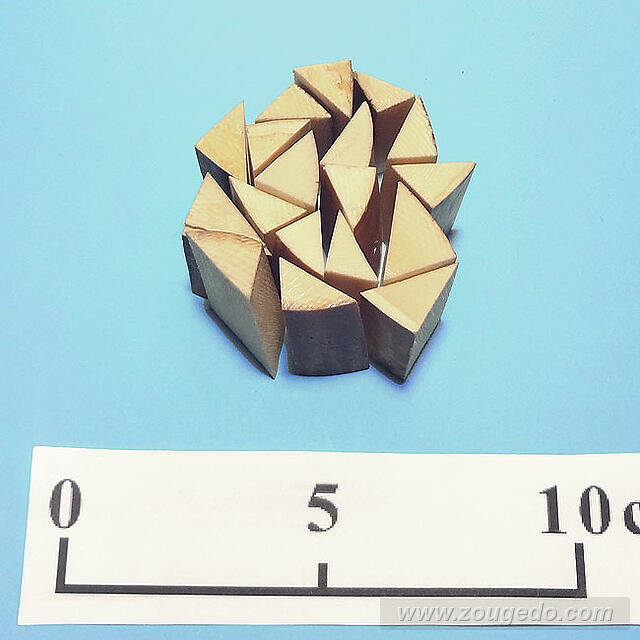 【象牙材料】断ち端三角8