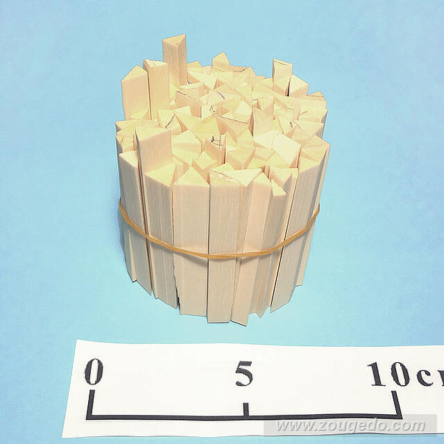 【象牙材料】断ち端三角14