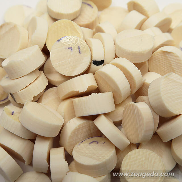 【象牙材料】ボタン型厚11皮付き・50g