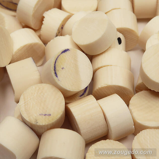 【象牙材料】ボタン型特厚11皮付き・55g