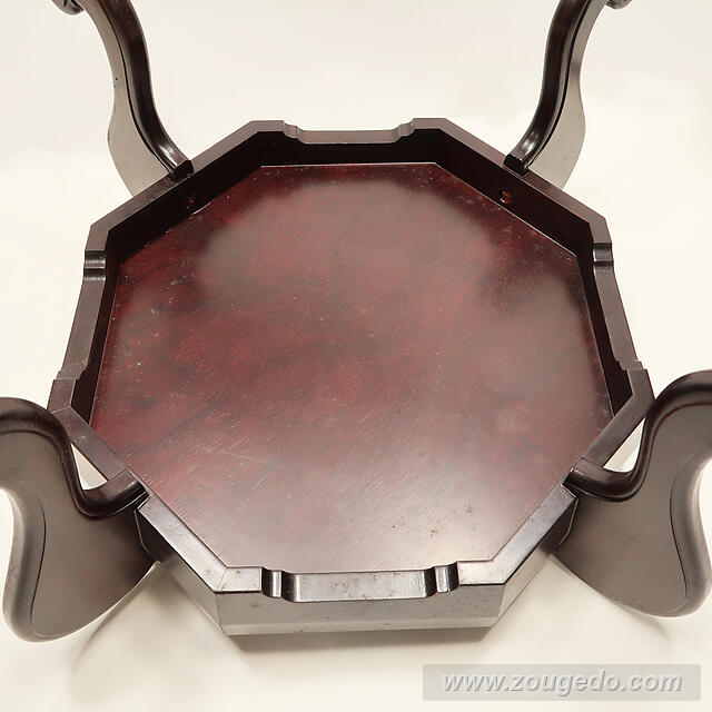 【本象牙】彫刻花筒（特大）