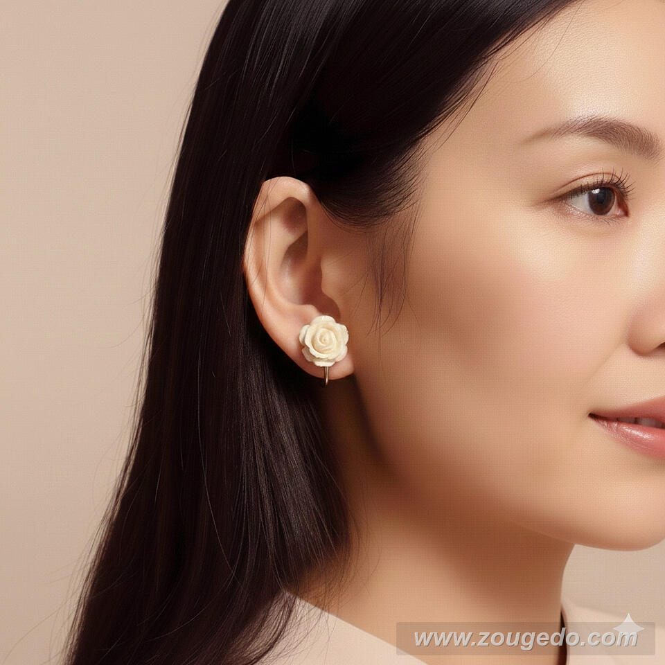 【本象牙】イヤリング8