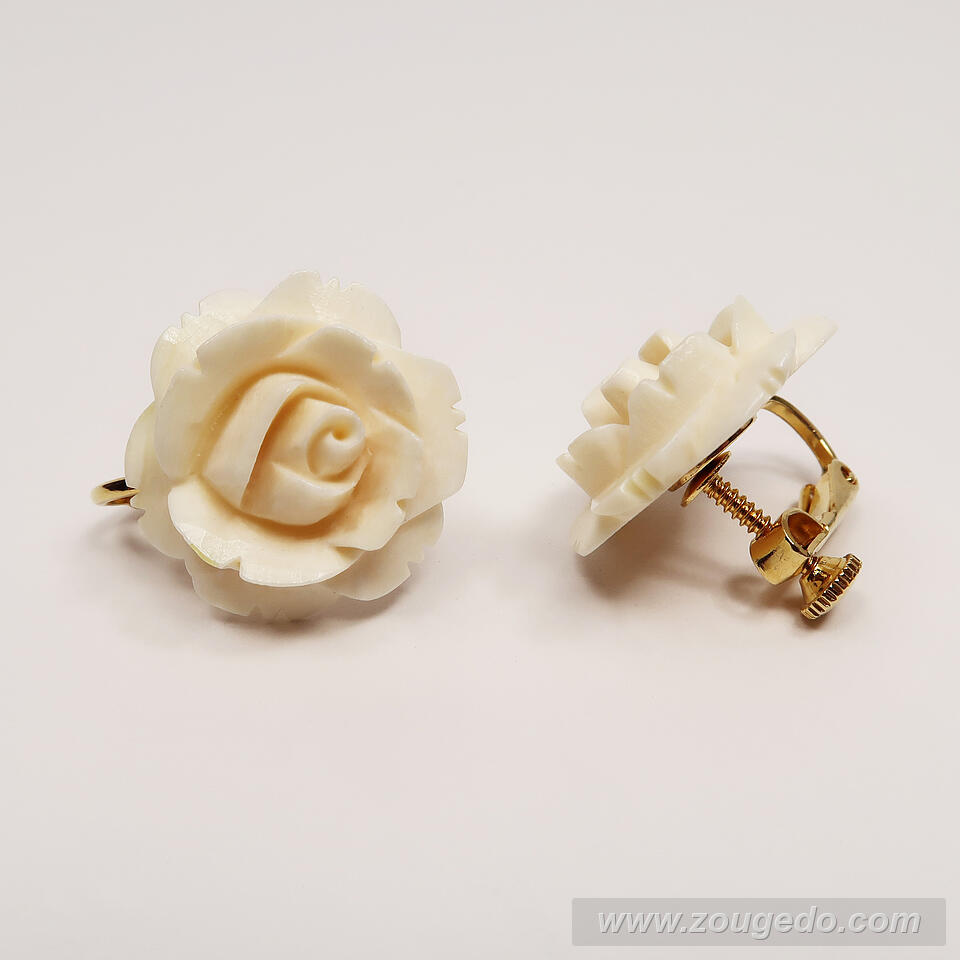 【本象牙】イヤリング9