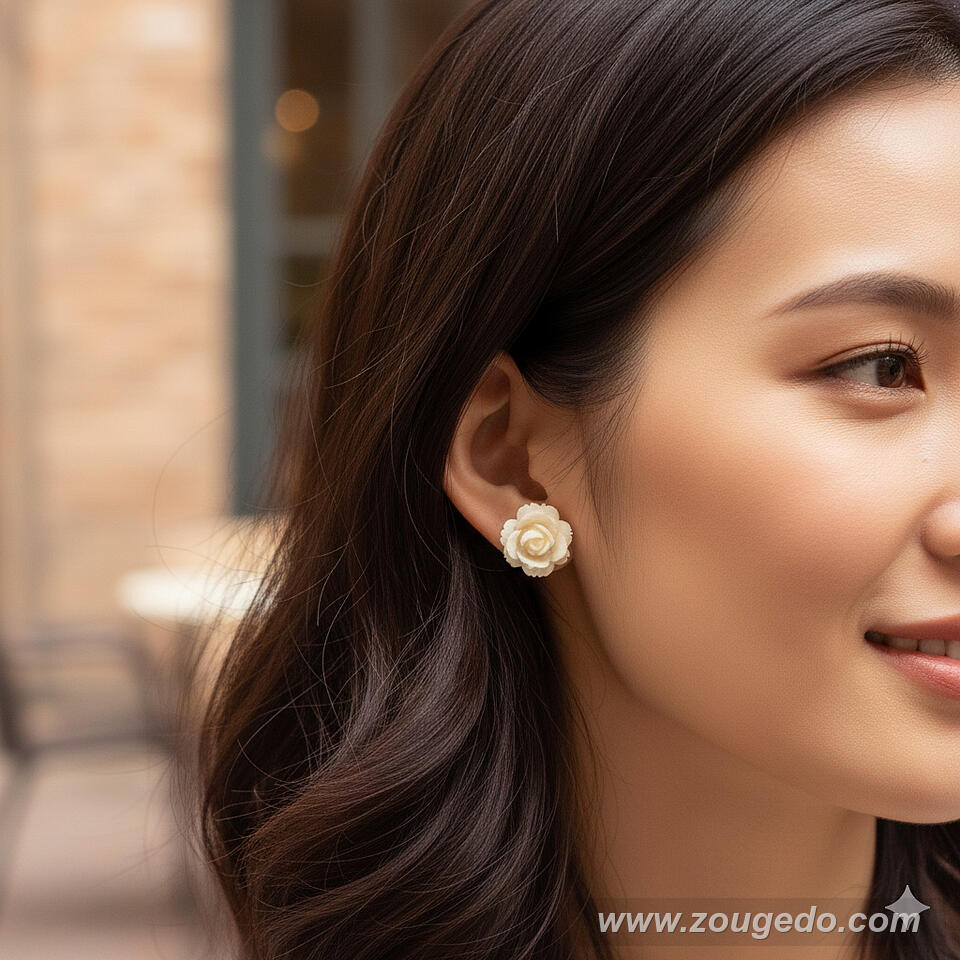 【本象牙】イヤリング9