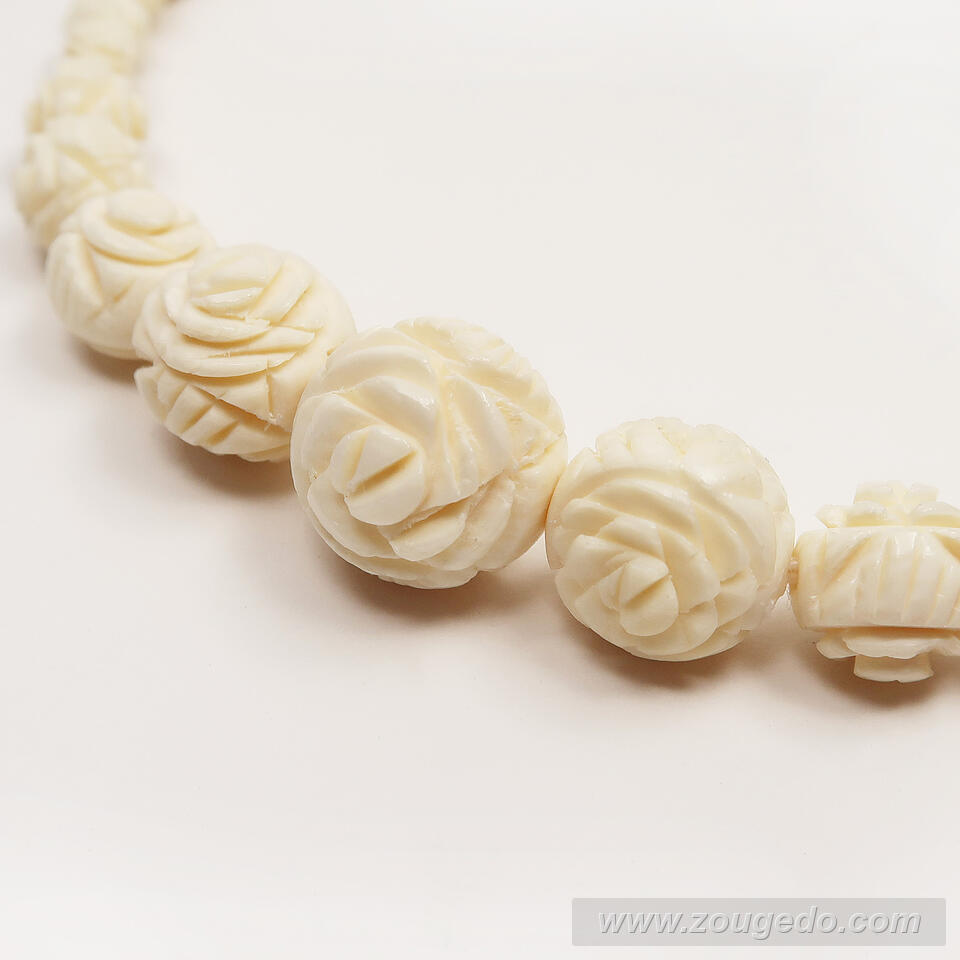 【本象牙ネックレス】サリー