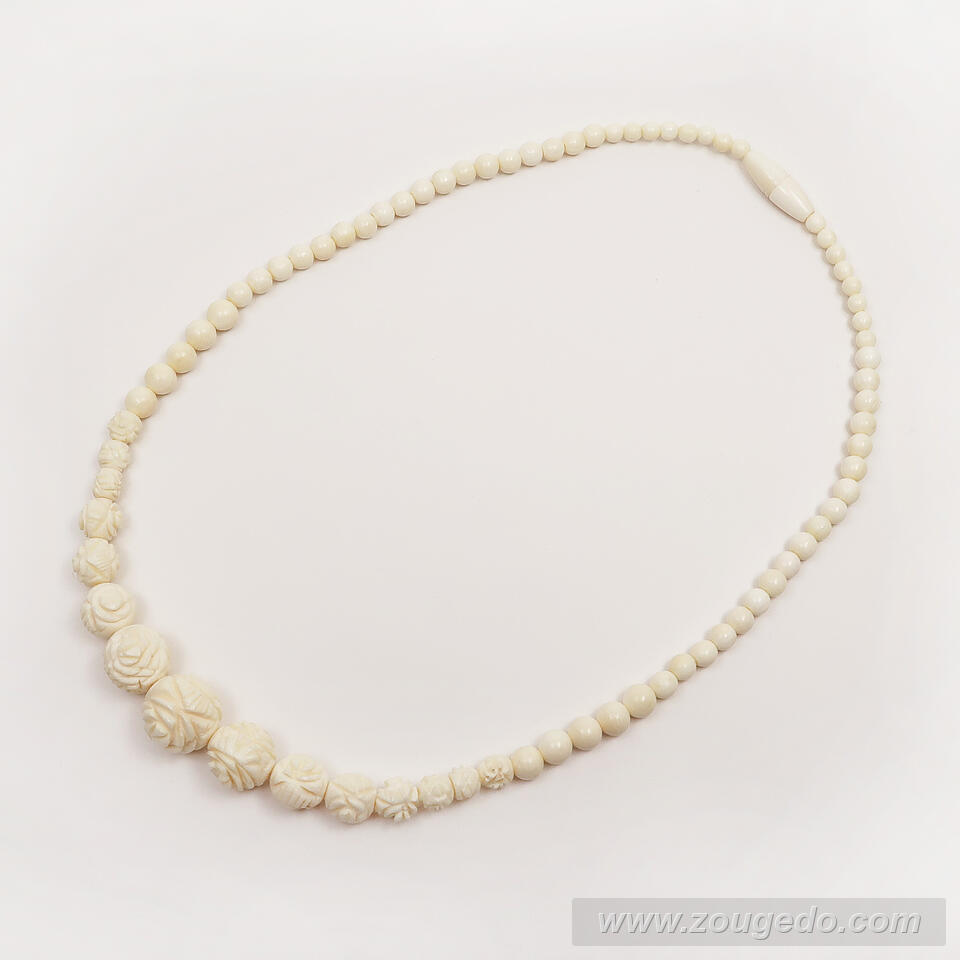 【本象牙ネックレス】サリー