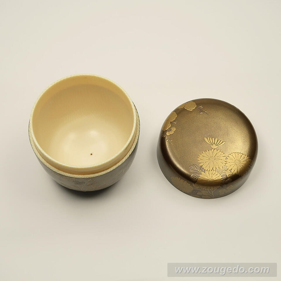 【本象牙】蒔絵大なつめ