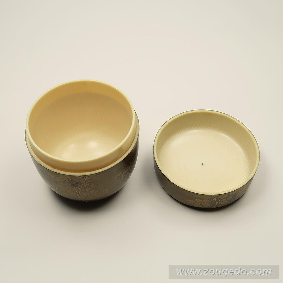 【本象牙】蒔絵大なつめ