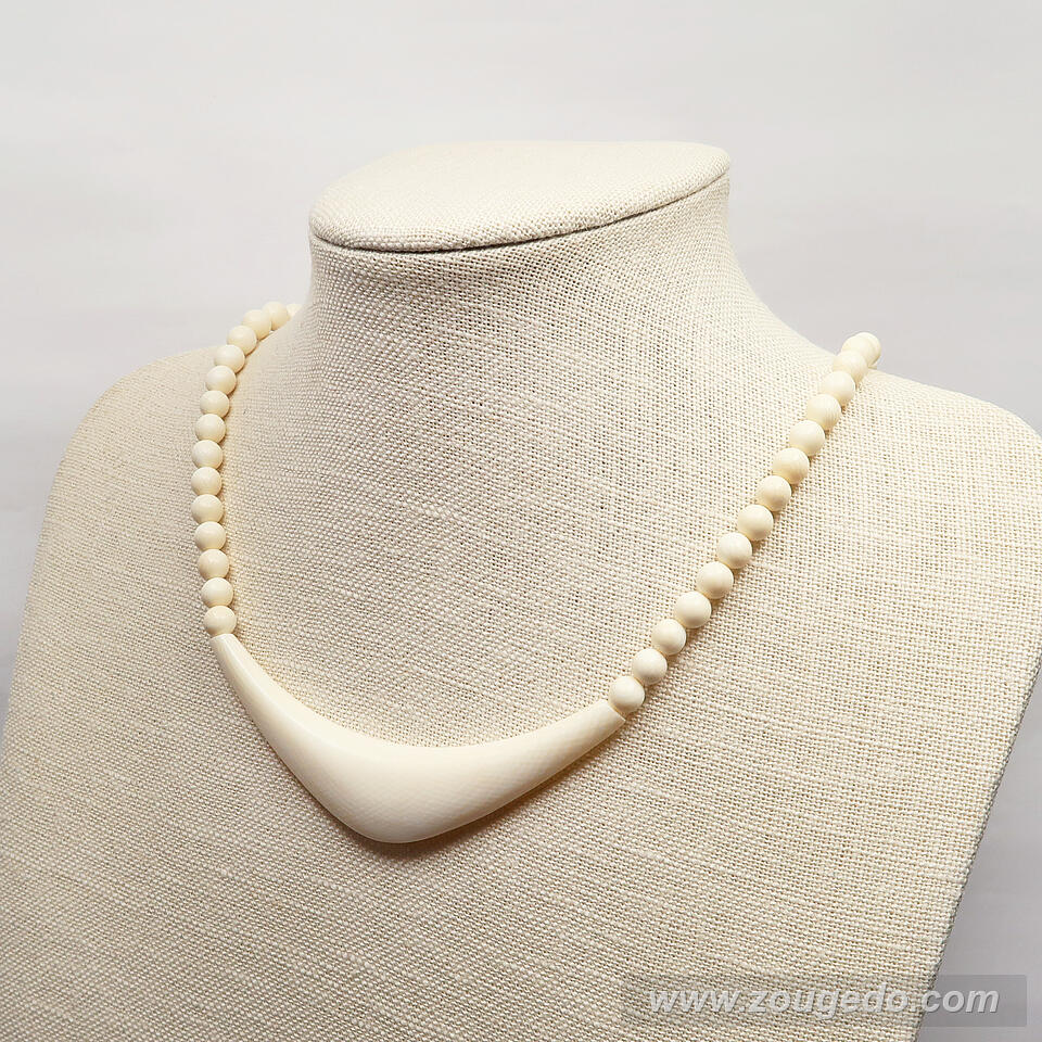 【本象牙ネックレス】ジェニファー