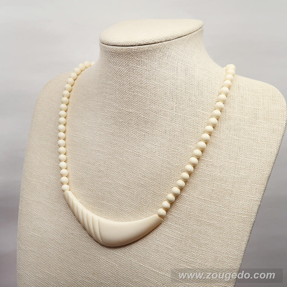 【本象牙ネックレス】マリリン