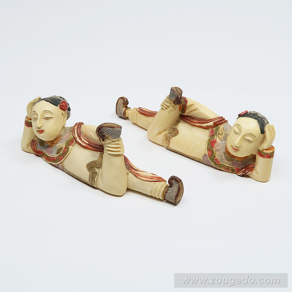 【本象牙】寝美人（大）