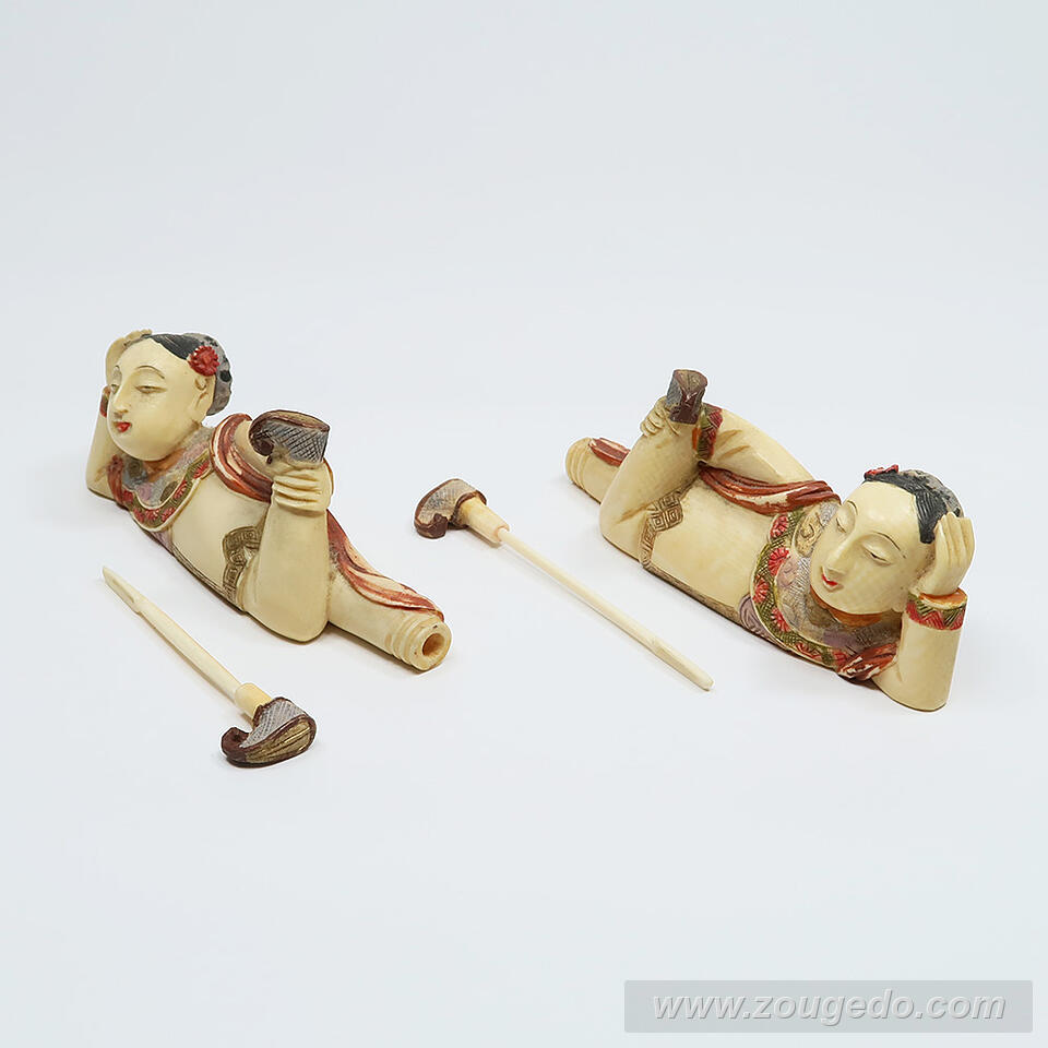 【本象牙】寝美人（大）