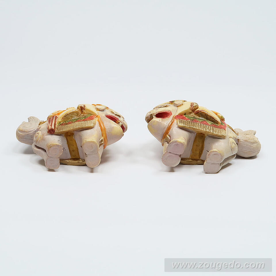 【本象牙】乗ったり（獅子）