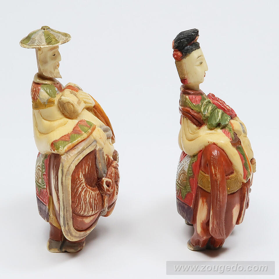 【本象牙】乗ったり（馬）