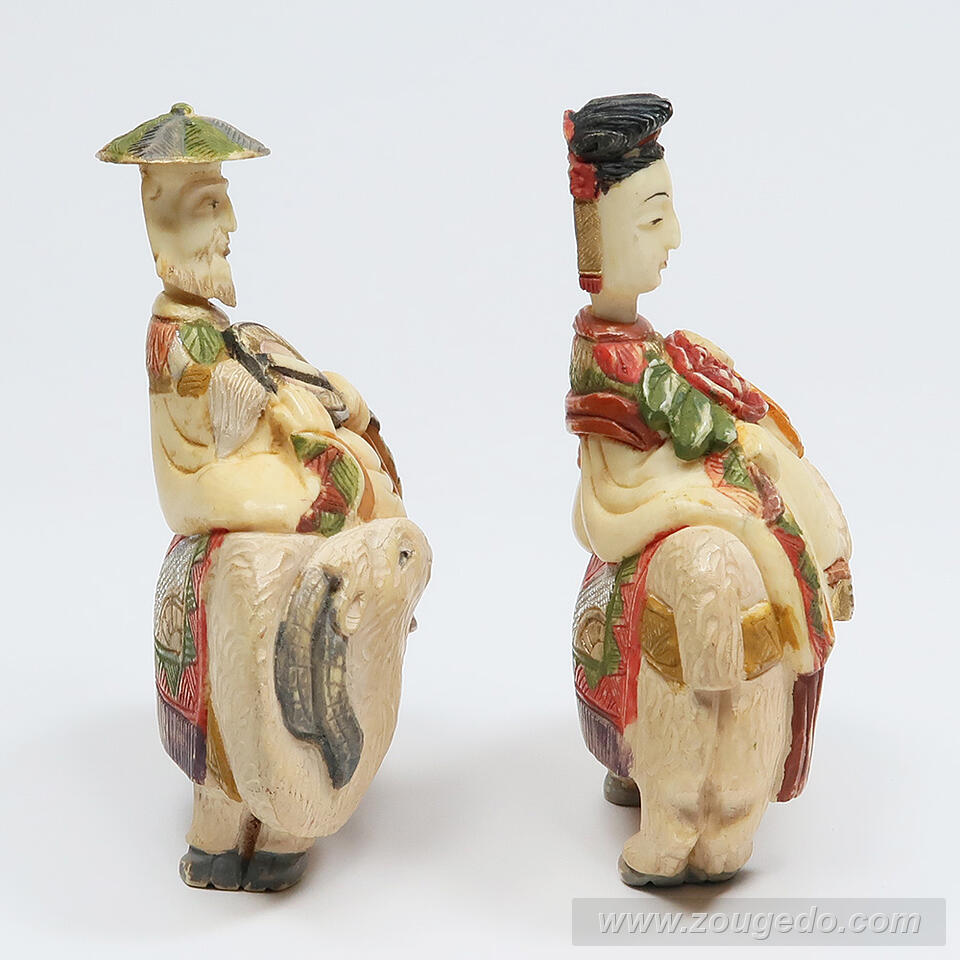 【本象牙】乗ったり（羊）