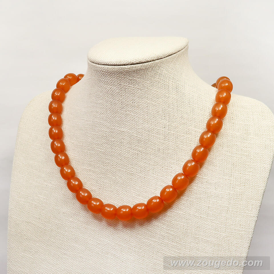 【琥珀ネックレス】ロザリー