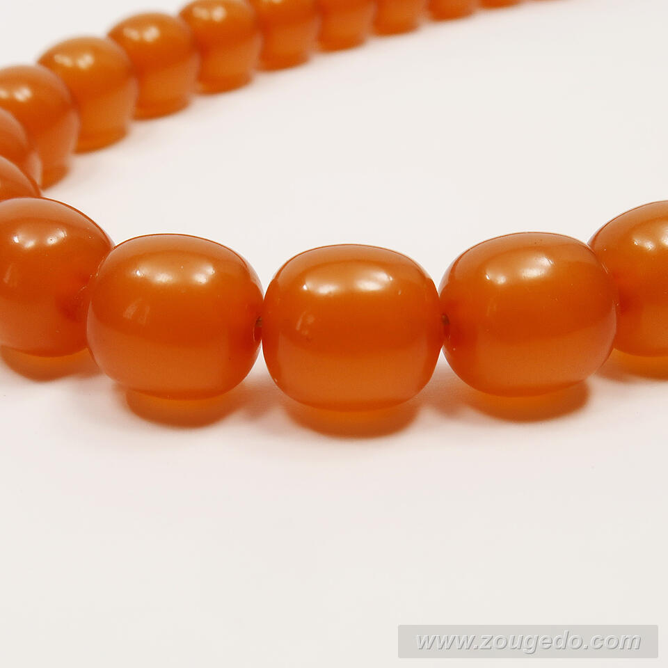 【琥珀ネックレス】ロザリー