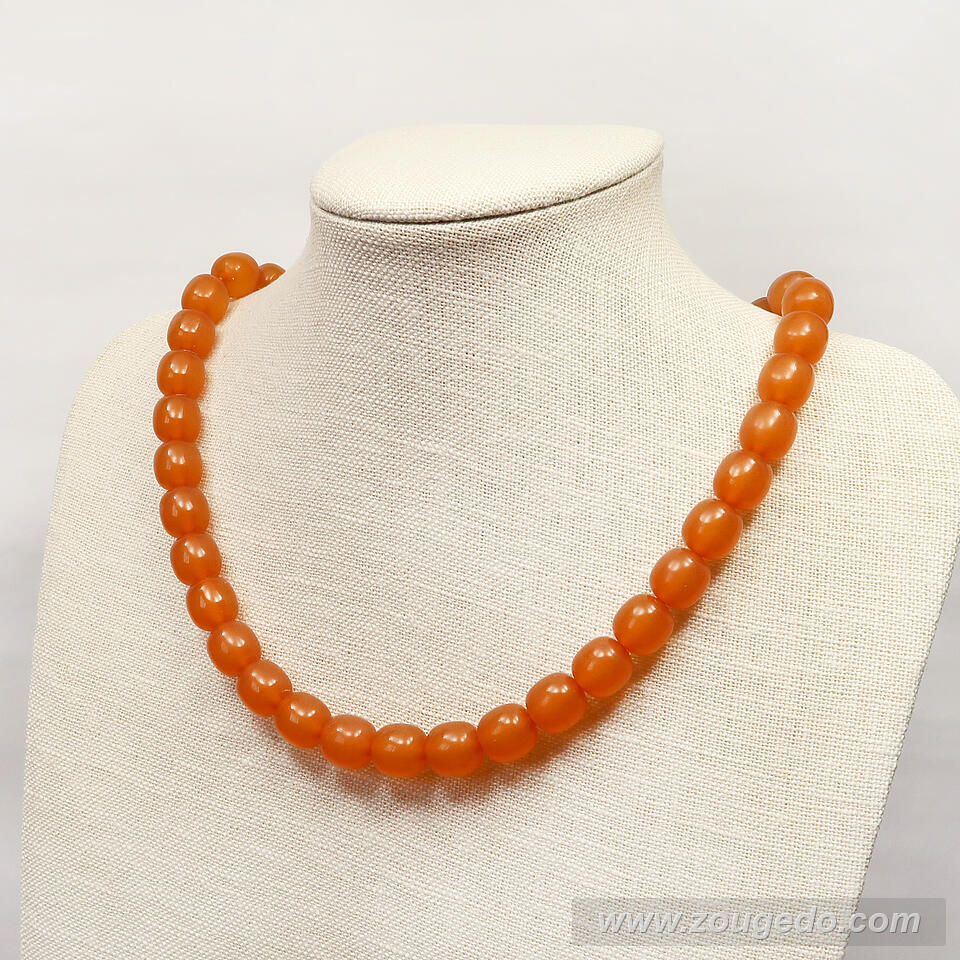 【琥珀ネックレス】ロザリー（L）