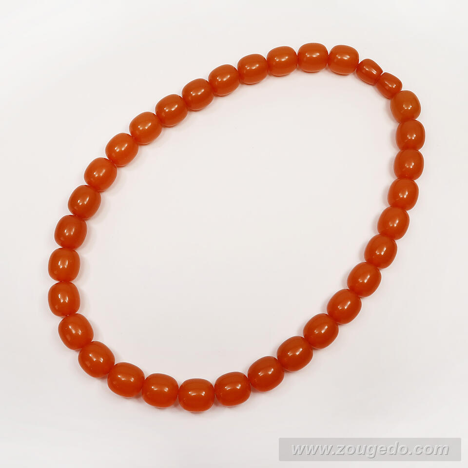 【琥珀ネックレス】ジャネット