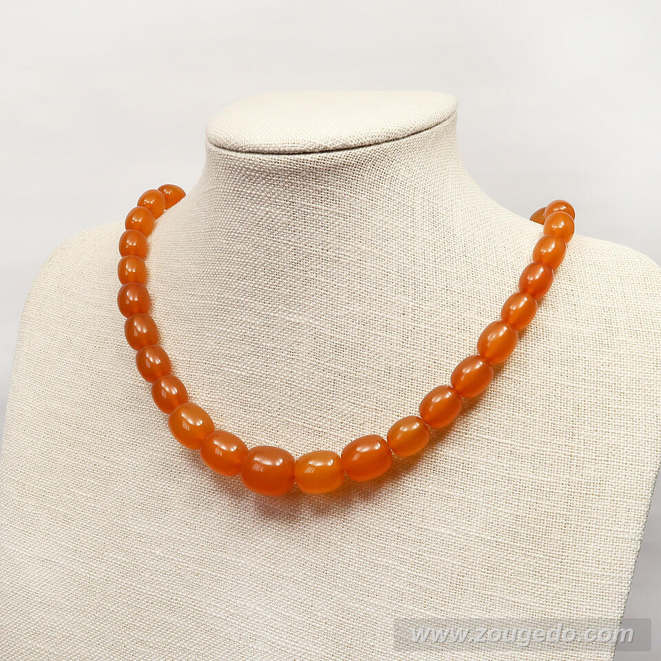 【琥珀ネックレス】マーガレット