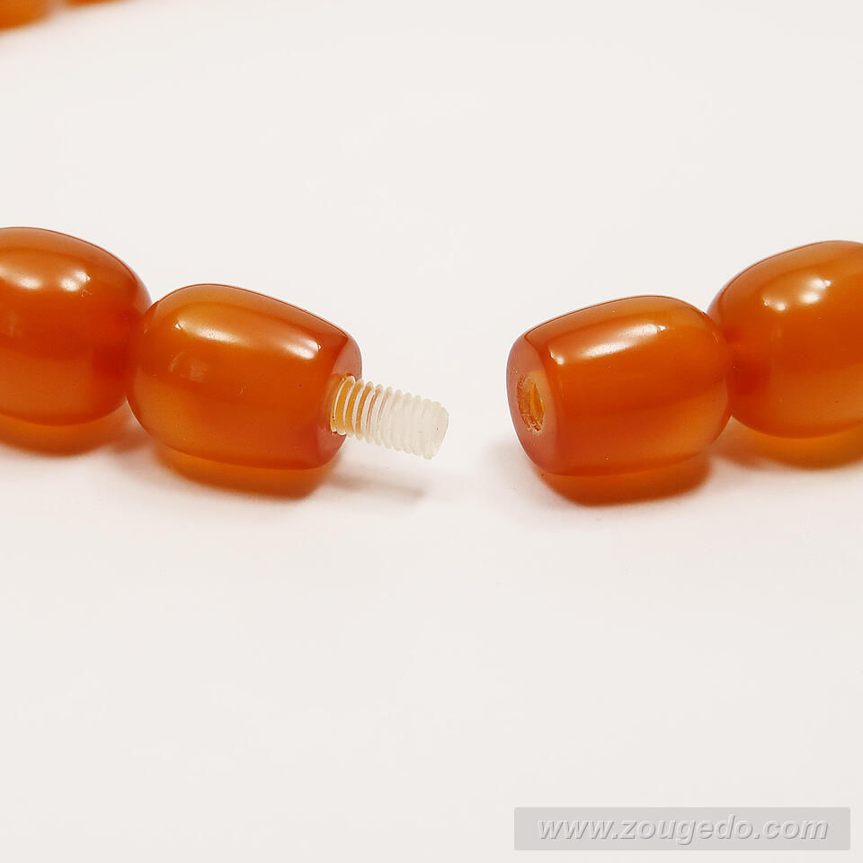 【琥珀ネックレス】マーガレット