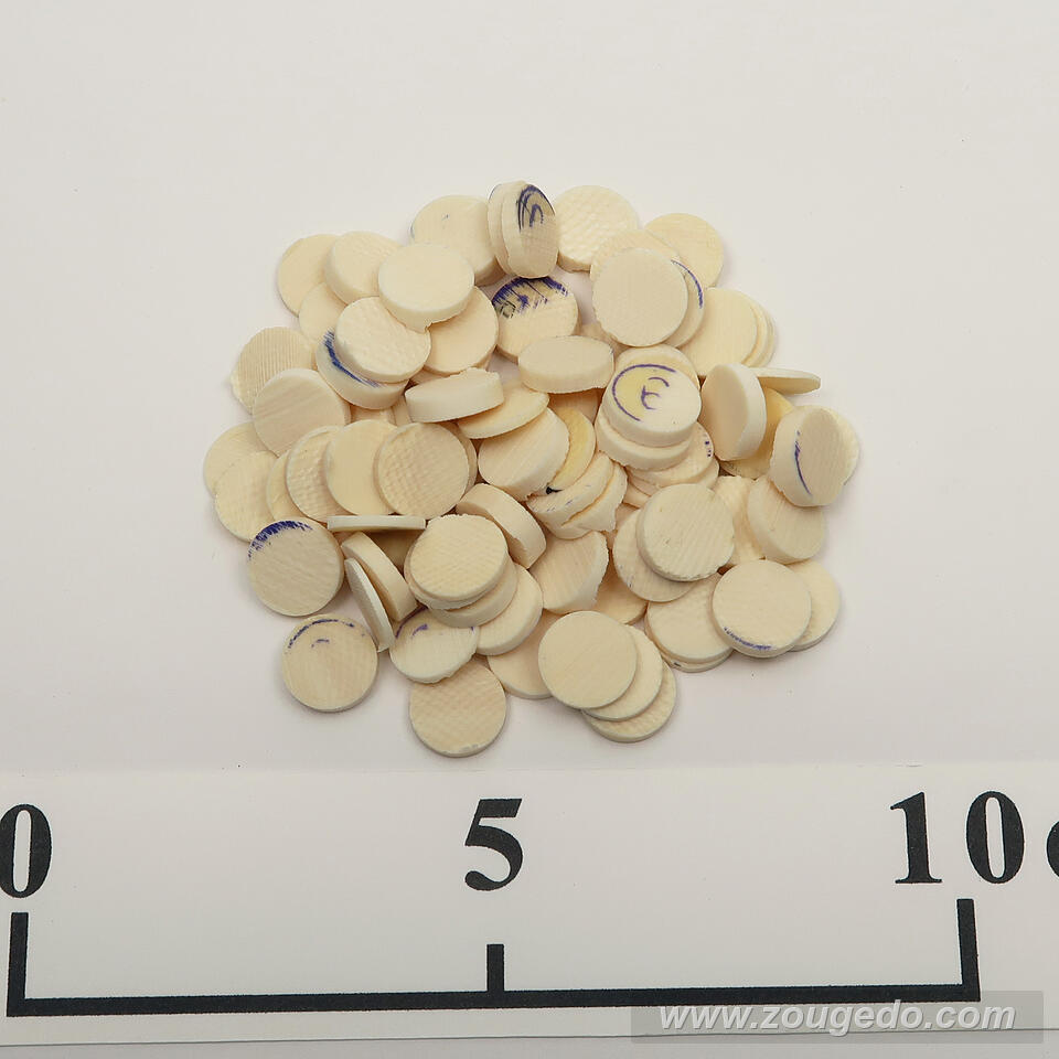 【象牙材料】ボタン型中10・25g