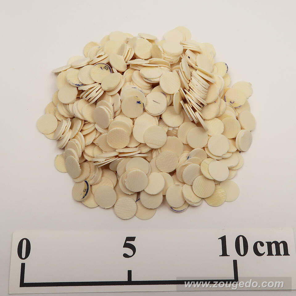 【象牙材料】ボタン型薄11・80g