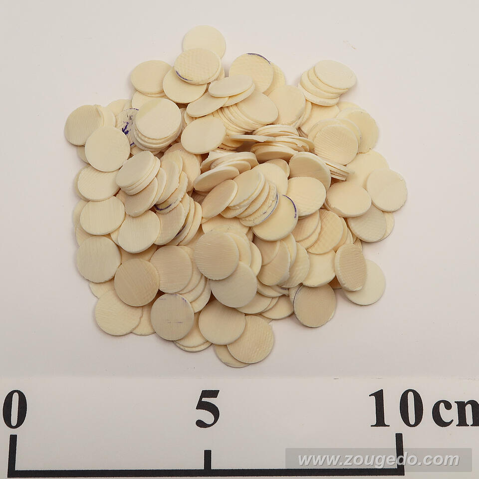 【象牙材料】ボタン型薄12・50g