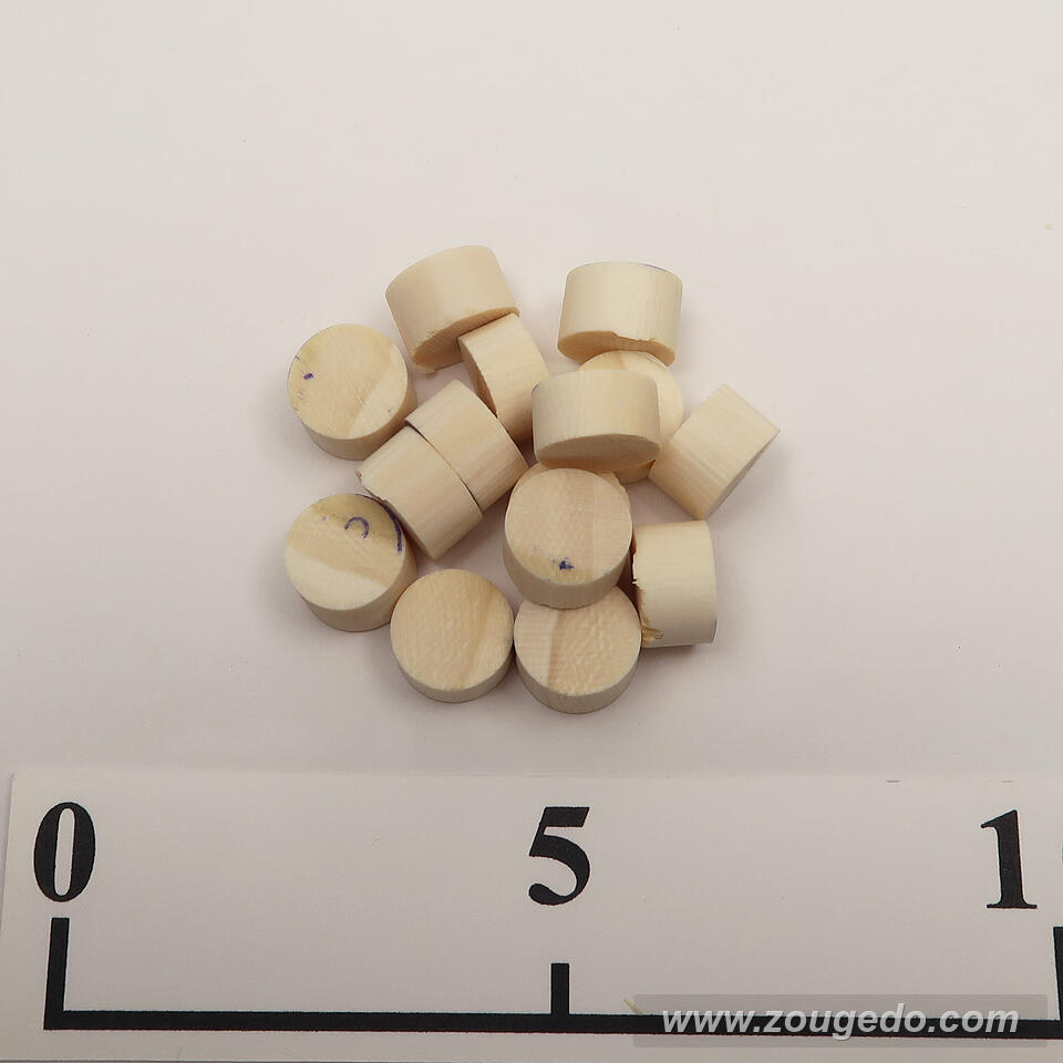 【象牙材料】ボタン型特厚12皮付き・20g