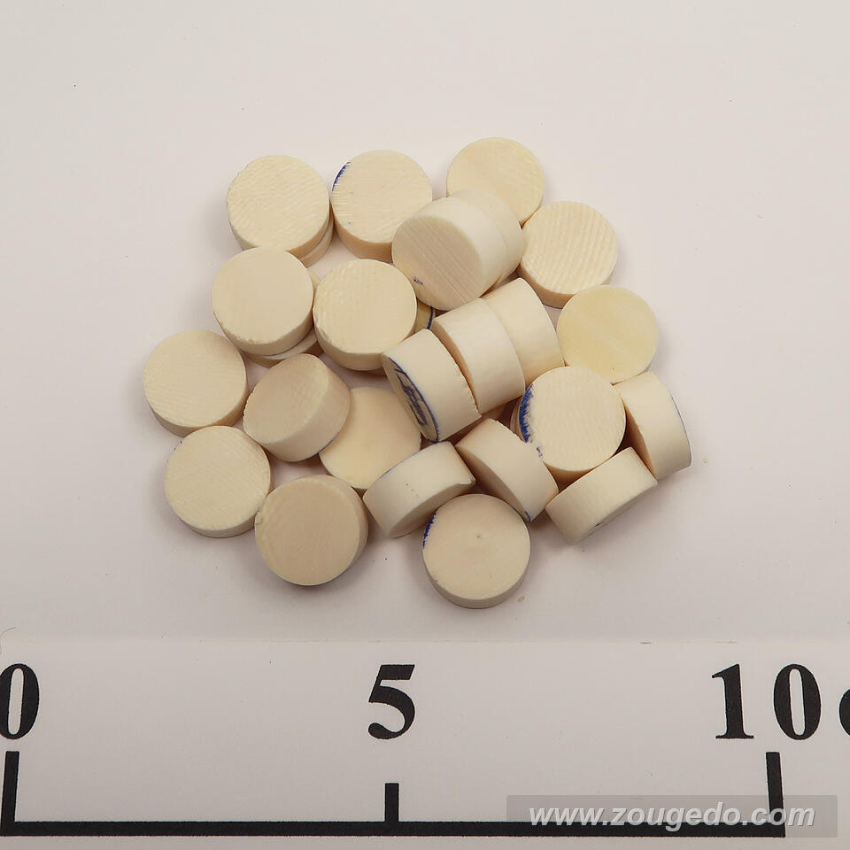 【象牙材料】ボタン型特厚14・45g