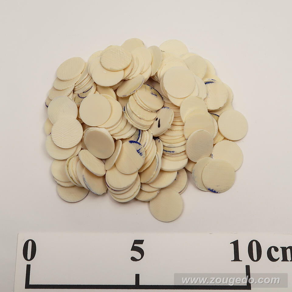 【象牙材料】ボタン型薄15・60g