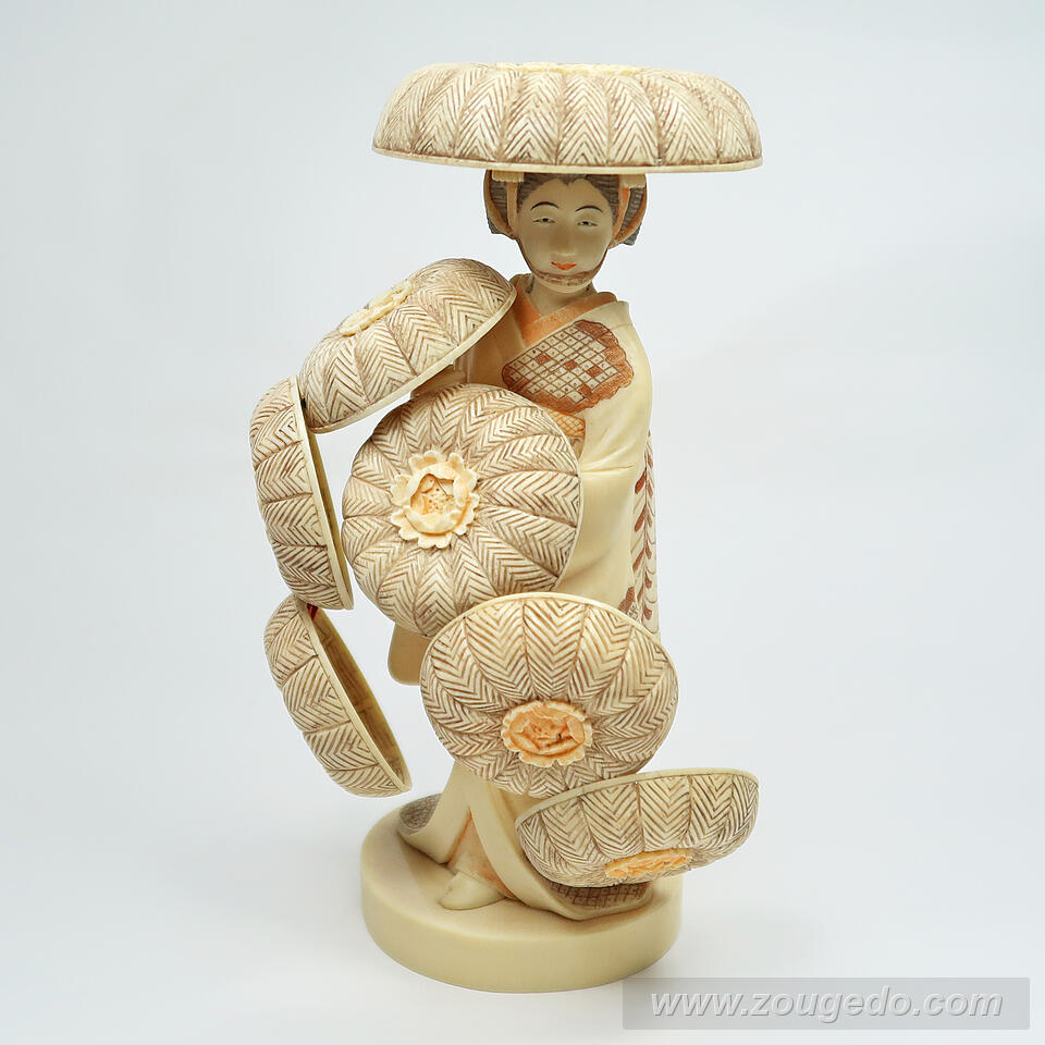 【本象牙】七つ笠